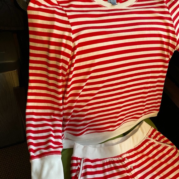 🛍🛍🛍 NWT JANE & BLEECKER STRIPE 2-PC PAJAMAS SET - Picture 3 of 6